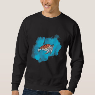 Sudadera Tortuga Marina Con Agua De Mar Para Tropical