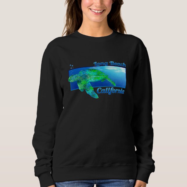 Sudadera Tortuga marina de Long Beach California (Anverso)
