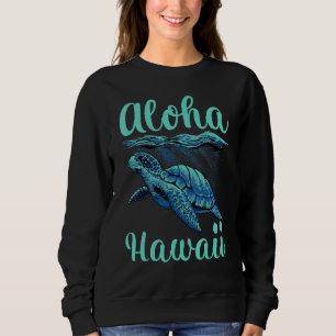 Sudadera Tortuga marina Isla hawaiana Hawaii Playa Aloha