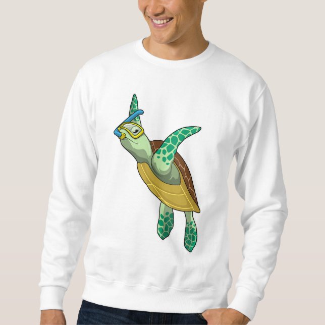 Sudadera Tortuga para bucear con tubo (Anverso)