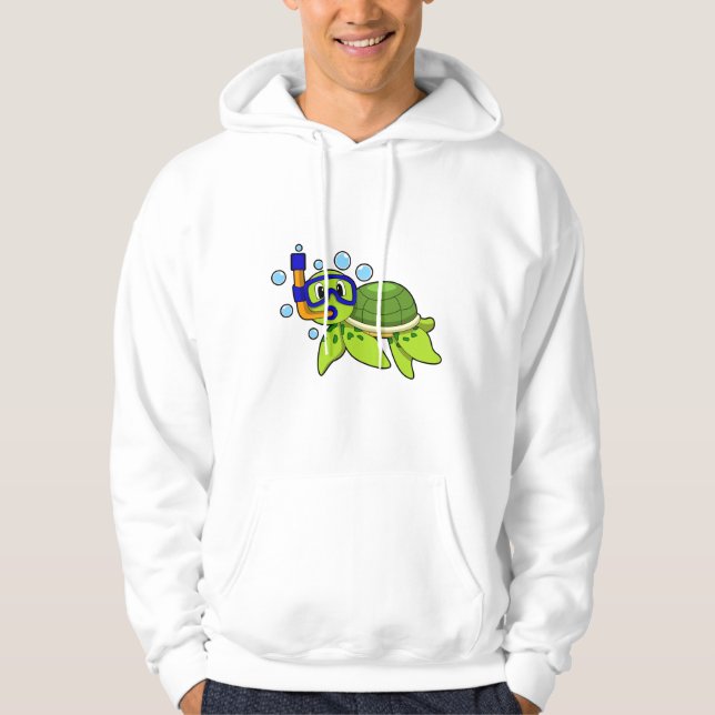 Sudadera Tortuga para bucear con tubo (Anverso)