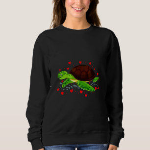 Sudadera Tortuga Reptiles Marinos Tortuga amor corazón Rega