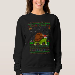 Sudadera Tortuga Santa Hat iguala a feos Navidades de tortu