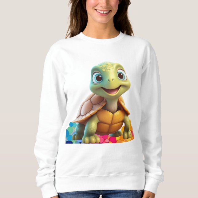 Sudadera Tortuga sonriente (Anverso)