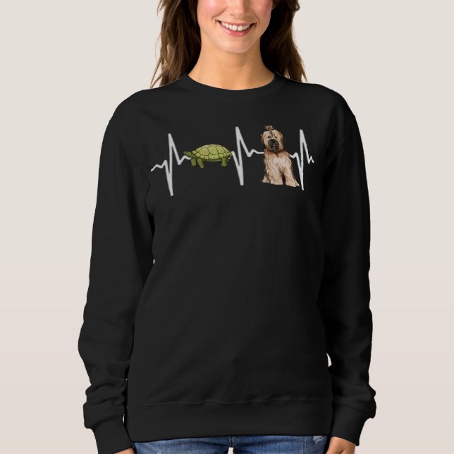 Sudadera Tortuga Tíbet Terrier Heartbeat Dog (Anverso)
