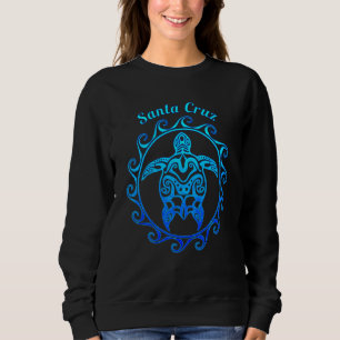Sudadera Tortuga Tribal Azul Oceánico de Santa Cruz Califor