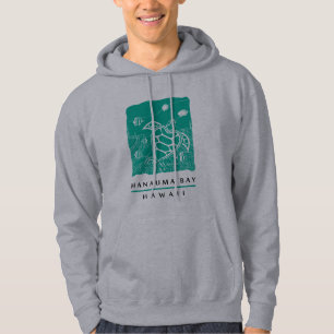 Sudadera Tortuga verde hawaiana - Bahía Hanauma