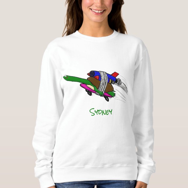 Sudadera Tortuga voladora (Anverso)