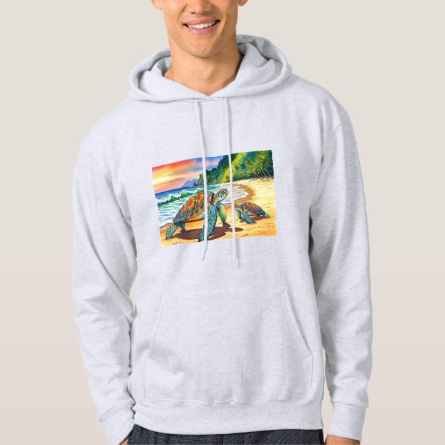 Sudadera Tortugas en el mar  (Anverso)