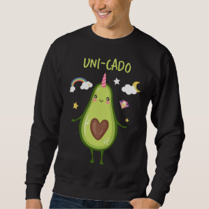 Sudadera Tostada De Guacamole De Aguacate De Unicornio Sana