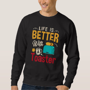 Sudadera Tostadora Horno Tostada Pan Tostada Tosta Maker Pu