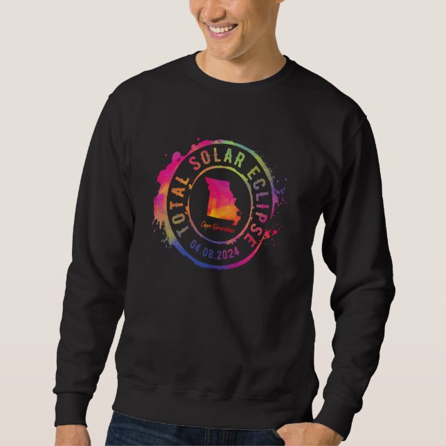 Sudadera Total Solar Eclipse 2024 USA Missouri Cape Girarde (Anverso)