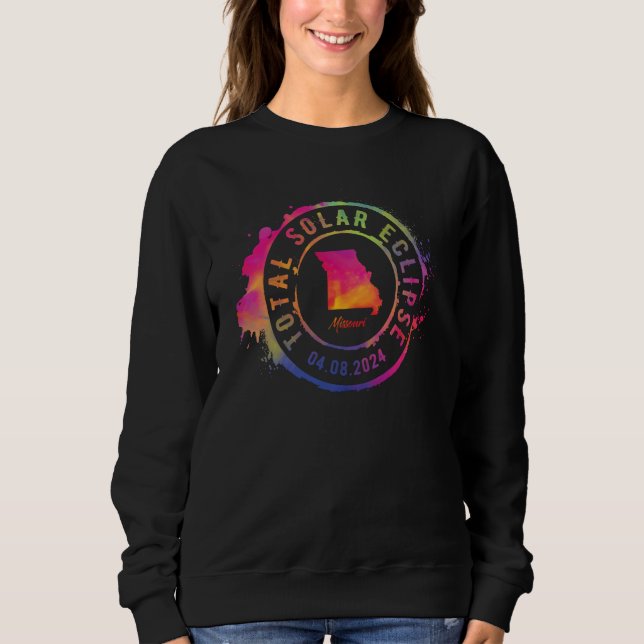Sudadera Total Solar Eclipse 2024 USA Missouri Totality Col (Anverso)