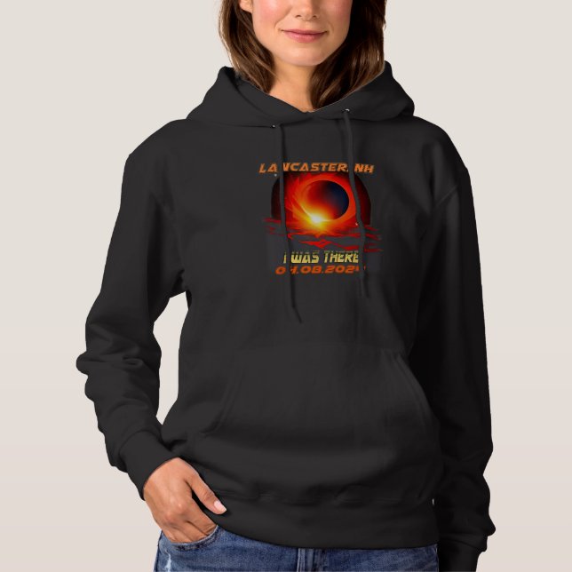 Sudadera Total Solar Eclipse I Was There Lancaster New Hamp (Anverso)