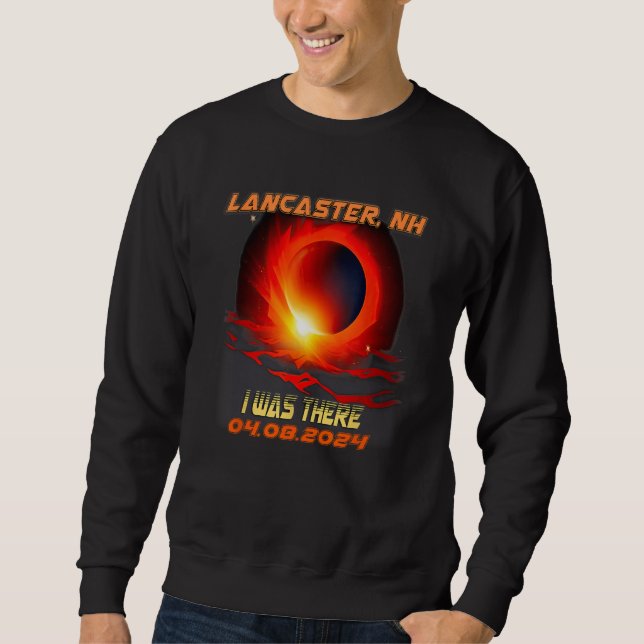 Sudadera Total Solar Eclipse I Was There Lancaster New Hamp (Anverso)