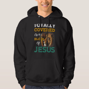 Sudadera Totalmente Cubierto Por La Sangre De Jesús