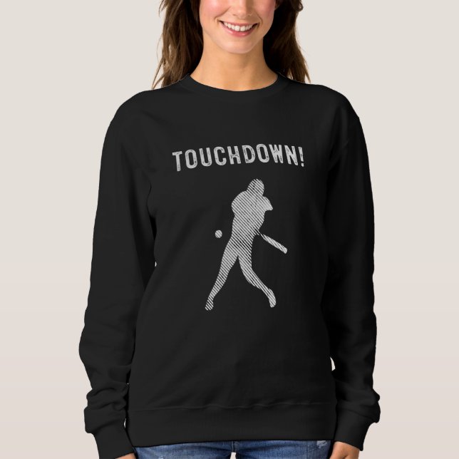 Sudadera Touchdown Baseball   Baseball Football Sports (Anverso)