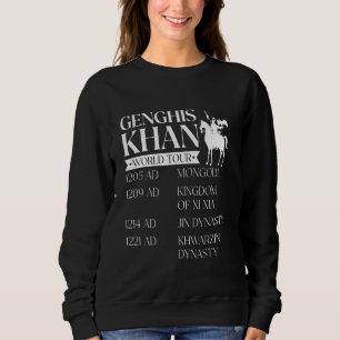 Sudadera Tour Mundial de Genghis Khan - Mongol histórico