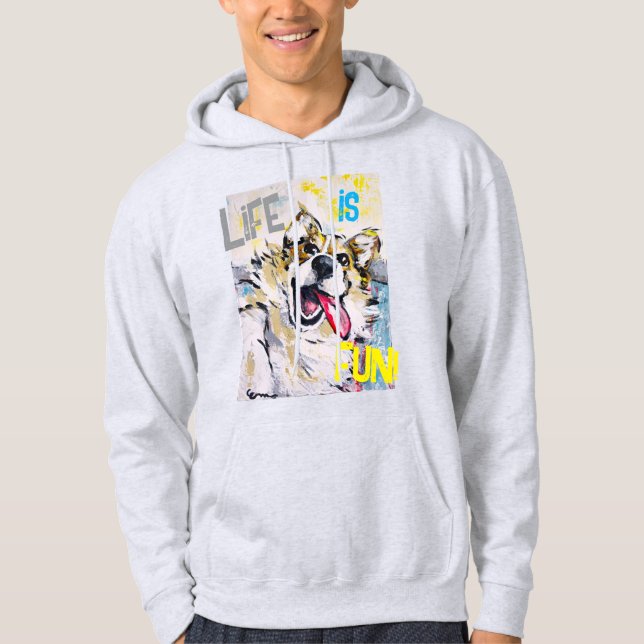 Sudadera Tout sourire Life is fun! (Anverso)