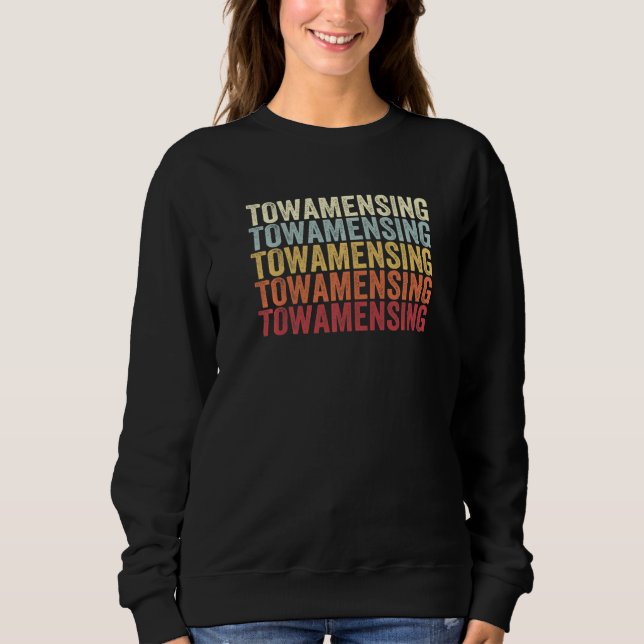 Sudadera Towamensing Pennsylvania Towamensing PA Retro Vint (Anverso)