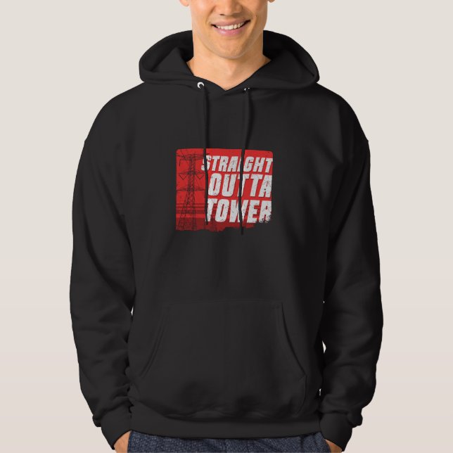 Sudadera Tower Climber Industrial Climber Straight Outta To (Anverso)