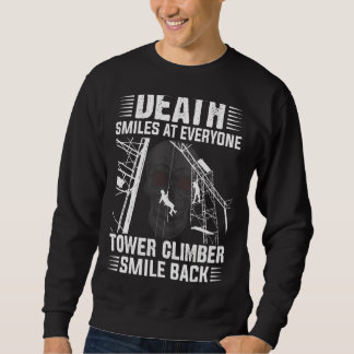 Sudadera Tower Climber Smile Funny Tower Climber Antena