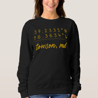 Sudadera Towson Maryland Home State 2