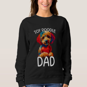 Sudadera Toy Poodle Dad Design Pop Art Mens Toy Poodle Dog