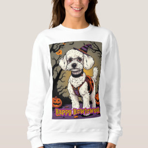 Sudadera Toy Poodle Feliz Howloween