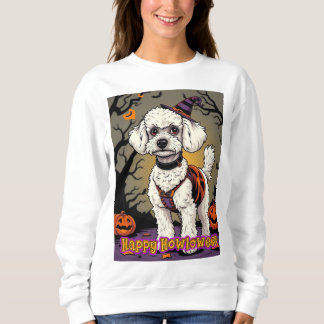 Sudadera Toy Poodle Happy Howloween