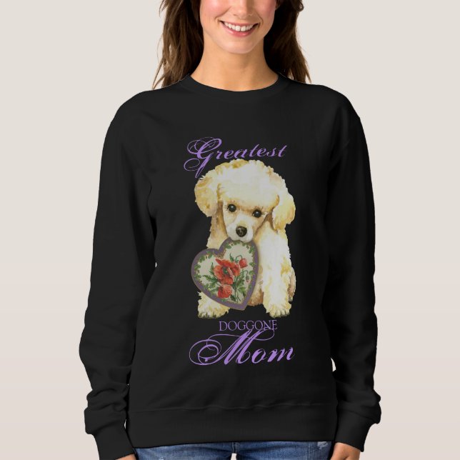Sudadera Toy Poodle Heart Mom (Anverso)