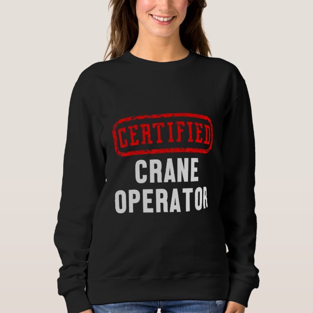 Sudadera Trabajador certificado del sitio de construcción d (Anverso)