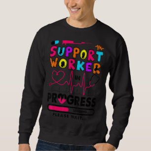 Sudadera Trabajador De Apoyo En Marcha En La Enfermería De