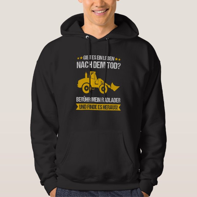 Sudadera Trabajador de construcción del lugar de construcci (Anverso)
