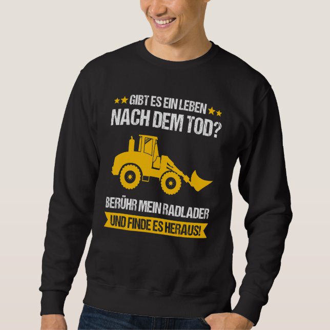 Sudadera Trabajador de construcción del lugar de construcci (Anverso)