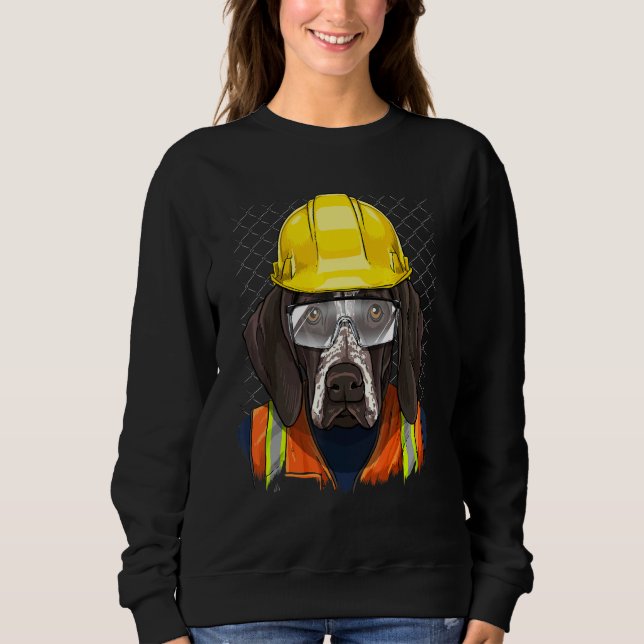 Sudadera Trabajador de Construcción Pointer Lab de Pelo Cor (Anverso)