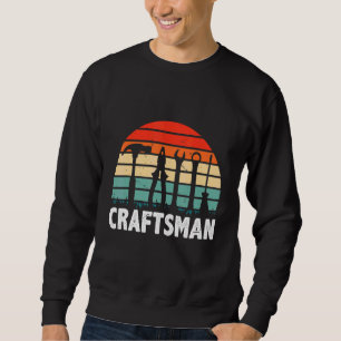 Sudadera Trabajador De Electricistas Gráficos Retro Para Ho