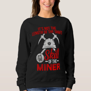 Sudadera Trabajador de minas de minería de carbón y de habi