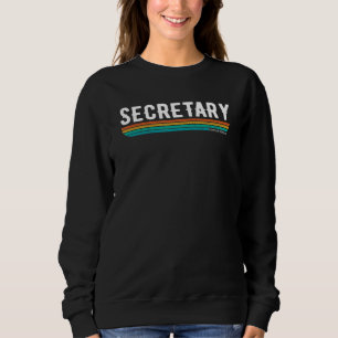 Sudadera Trabajador de profesión de Secretario de Vintage