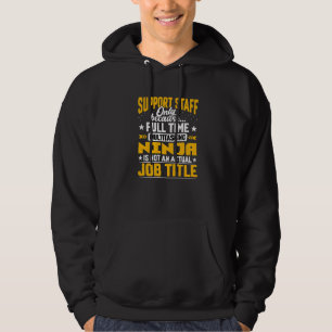 Sudadera Trabajador de soporte técnico de cargo de trabajo 