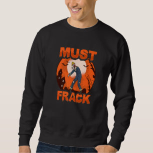Sudadera Trabajador de yacimiento petrolífero zombie debe f