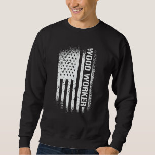 Sudadera Trabajador electricista gráfico retro artesano hom