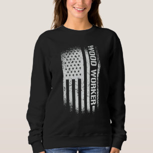Sudadera Trabajador electricista gráfico retro artesano hom
