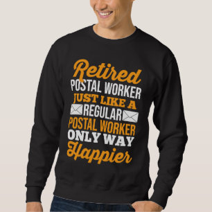 Sudadera Trabajador Postal Jubilado Igual Que Un Trabajador