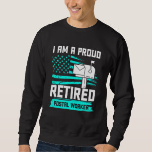Sudadera Trabajador postal retirado ama la jubilación de Ma