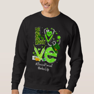 Sudadera Trabajador Social Clínico Enfermera Vida Amor Este
