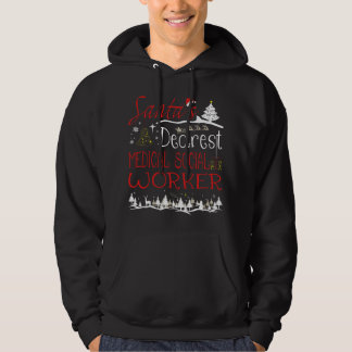 Sudadera Trabajador social médico Navidades de Navidad
