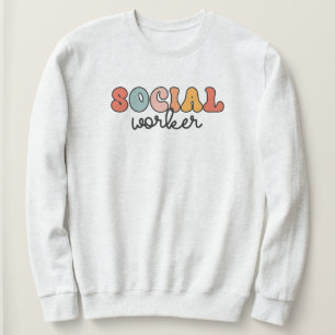 Sudadera Trabajador social retro