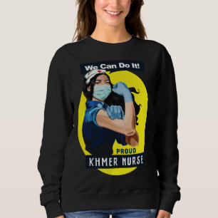 Sudadera Trabajadora de primera línea orgullosa jemer Rosie