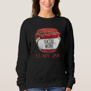 Sudadera Trabajadoras sociales divertidas citan meme trabaj